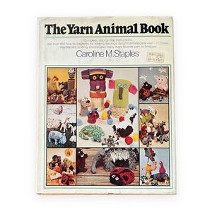 The Yarn Animal Book Step x Step Instruction Crewel Needlepoint Knitting Crochet